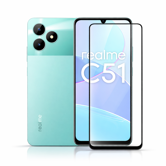Realme C51 Tempered Glass Screen Protector 9H HD Clear