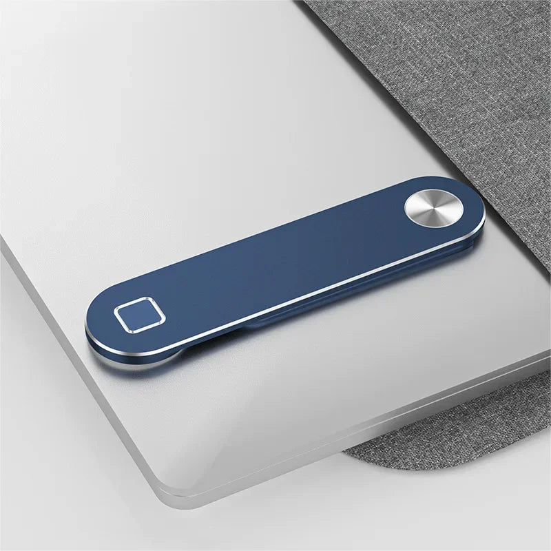 Adjustable Magnetic Folding Laptop Screen Support and Phone/Tablet Side Mount Holder Bracket