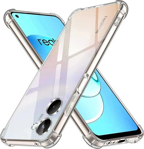 AntiShock Clear Back Cover Soft Silicone TPU Bumper case for Realme 10