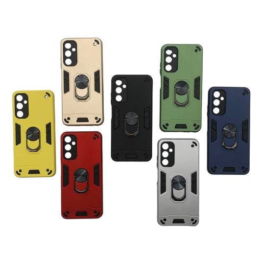 Samsung A05s Hard Case with Metal Ring Holder, Shockproof Slim Cover