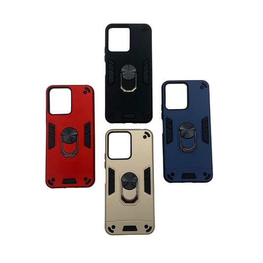 Redmi 12 4G Hard PC Shockproof Case with Ring Holder