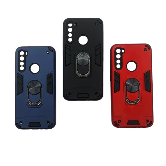 Redmi Note 8 Hard PC Case with Ring Holder - Shockproof Slim Cover