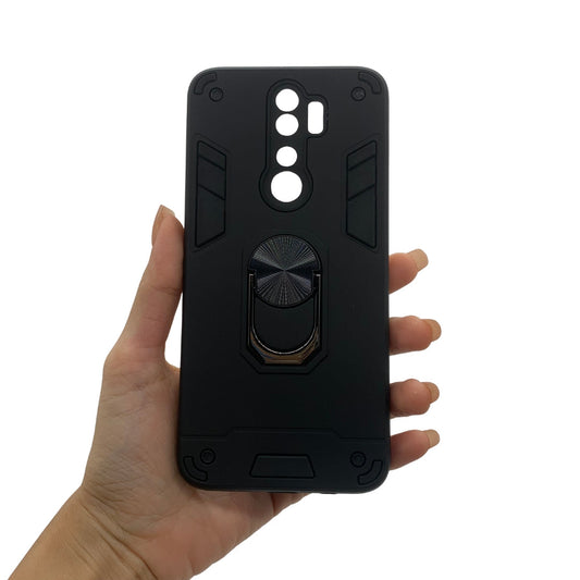 Redmi Note 8 Pro Hard PC Shockproof Case with Ring Holder