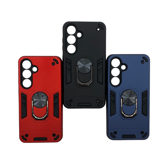 Samsung S24 Slim Shockproof Hard PC Case with Ring Holder