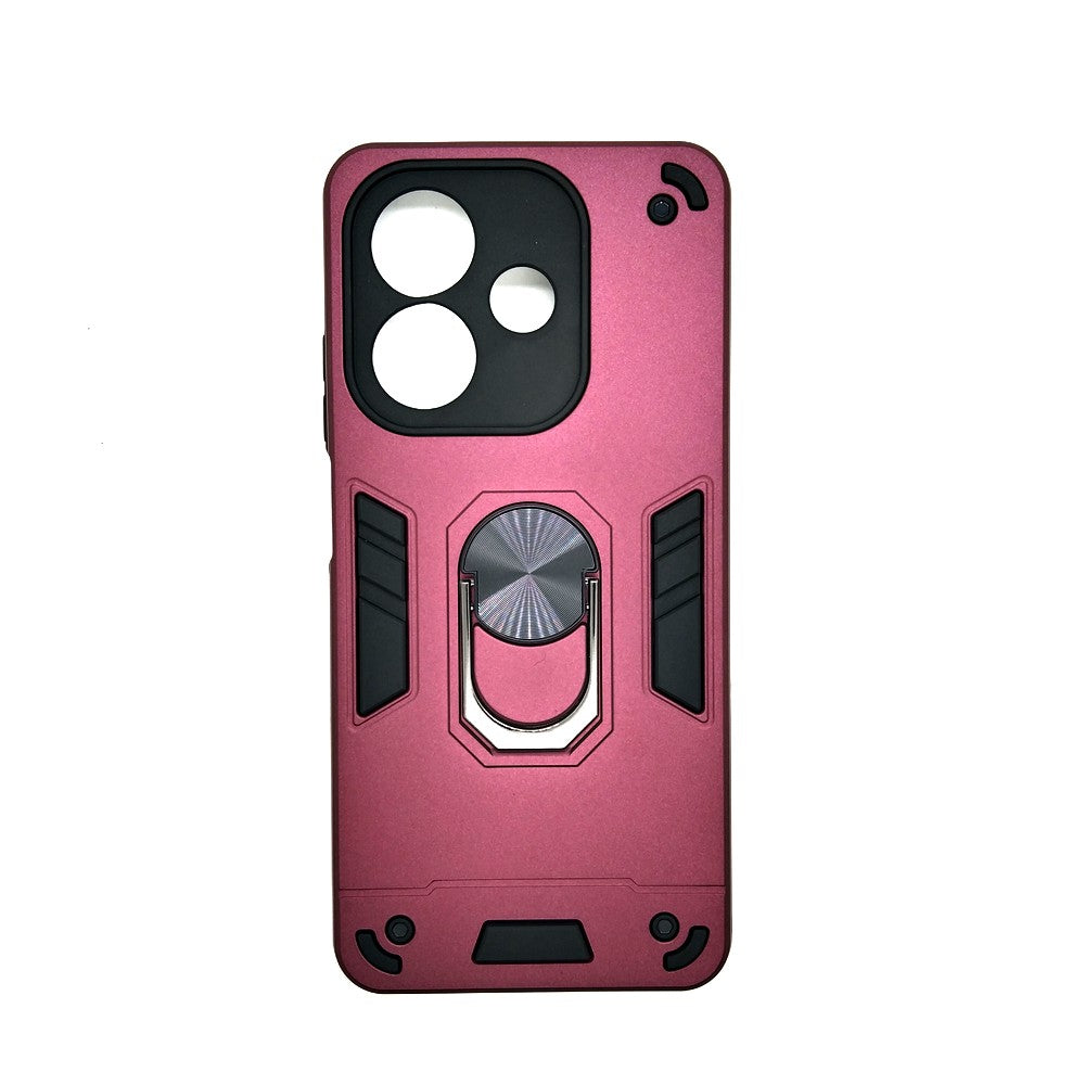 OPPO A3X Hard PC Case with ring holder Shockproof Slim back Cover