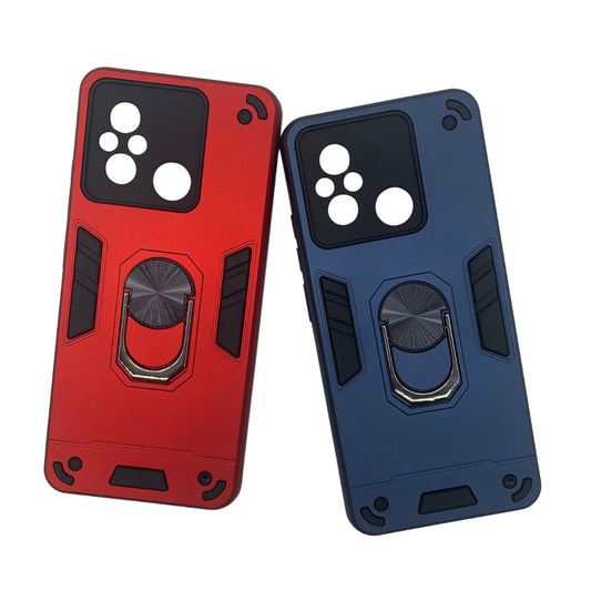 Redmi 12C Hard PC Case with ring holder Shockproof Slim back Cover