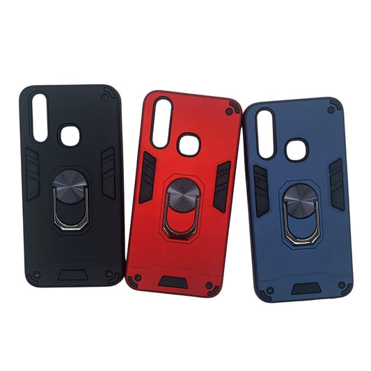 Vivo Y12 Hard PC Case with ring holder Shockproof Slim back Cover