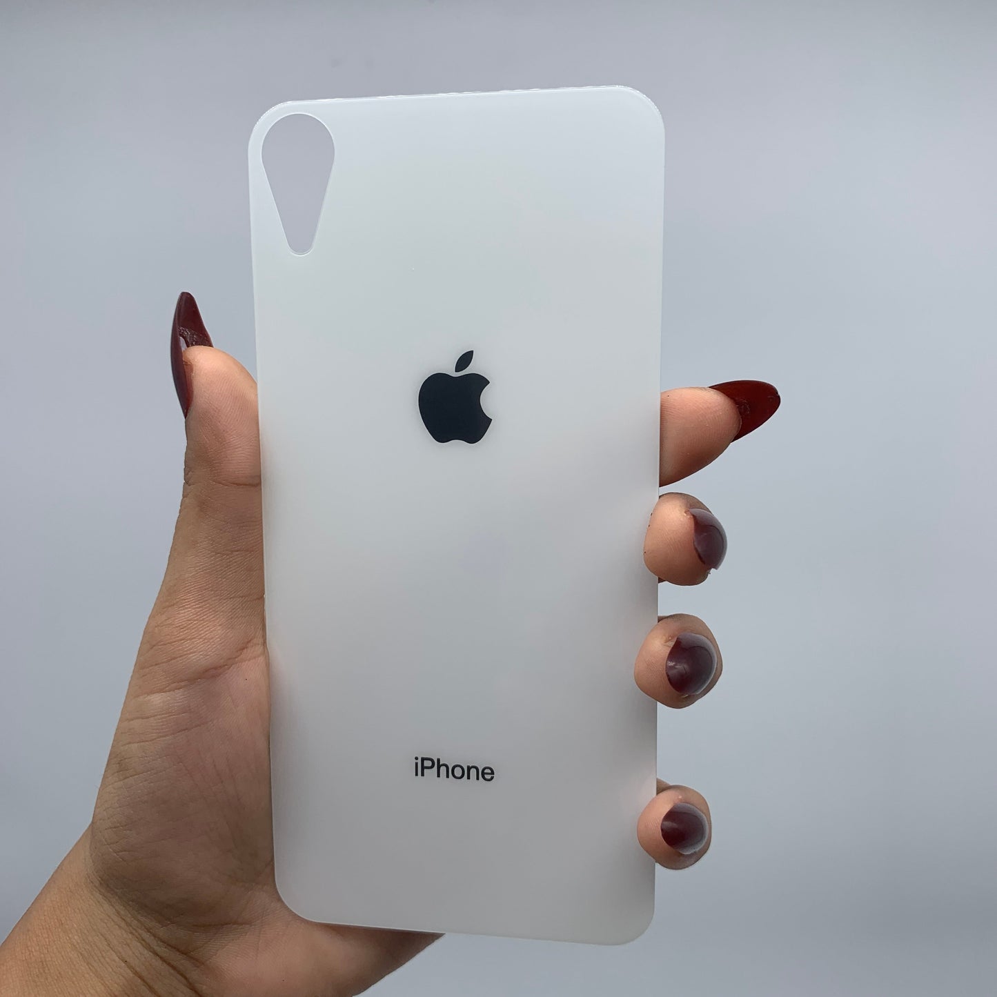 Coloured Back Tempered Glass for iPhone XR