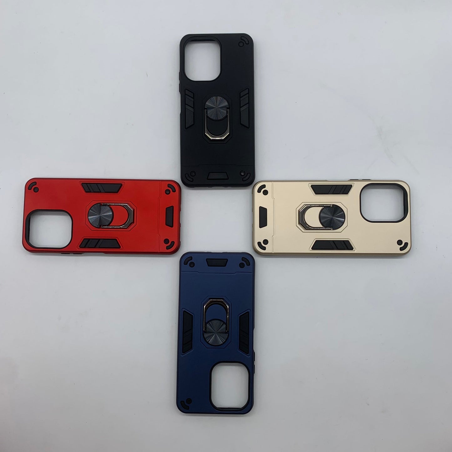 Redmi 13C Hard PC Shockproof Case with Ring Holder