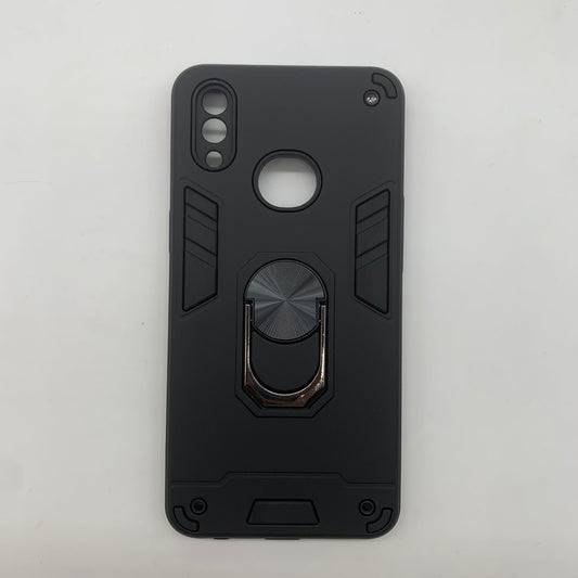 Samsung A10s Hard PC Case with Ring Holder, Shockproof Slim Cover