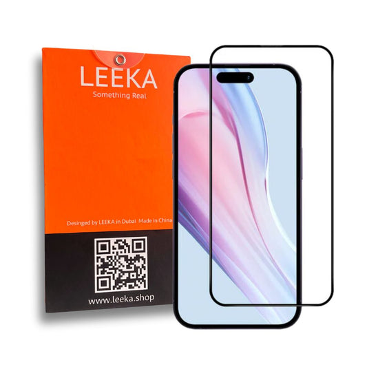 LEEKA Apple iPhone 15 Supreme Quality HD Clear Tempered Glass Screen Protector