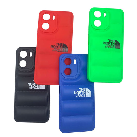 Vivo Y16 Puffer Jacket Case Shock-Absorbing Air Cushion Back Cover