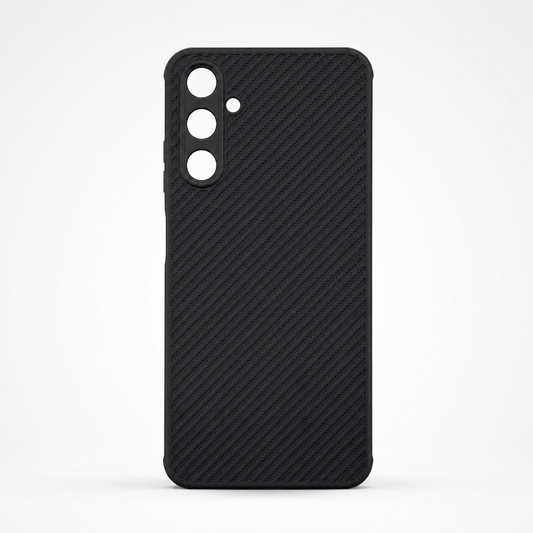 Samsung A05s Carbon Fiber texture Hard Rubber armour back cover shock-porof case