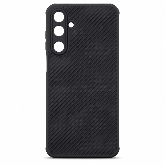 Samsung M16 Carbon Fiber texture Hard Rubber armour back cover shock-porof case