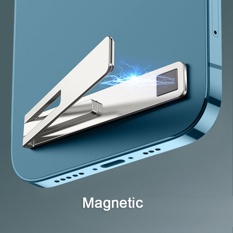 Adjustable Aluminum Phone Stand Holder with Back Adhesive Kickstand