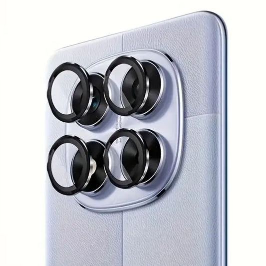Redmi Note 14 Pro 4G Camera lens protection Ring with Tempered glass