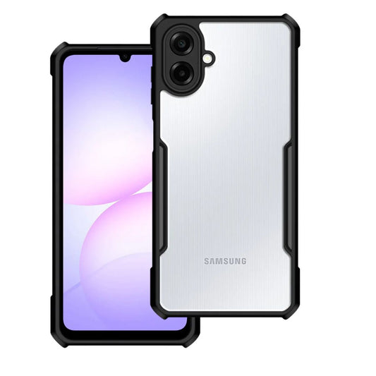 Samsung A07 case Matte Black Back Cover Soft Silicone TPU Bumper case