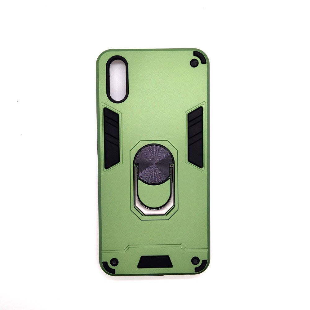 Vivo Y93 Hard PC Case with ring holder Shockproof Slim back Cover