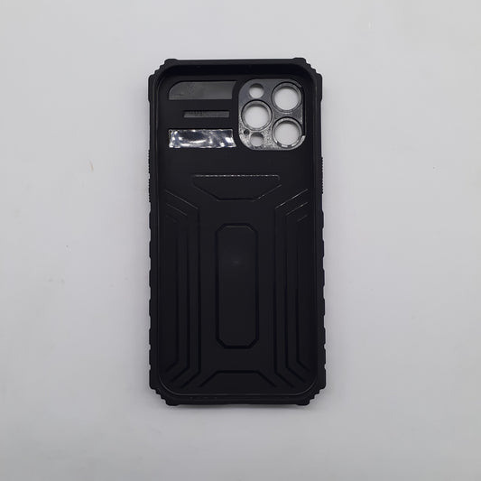 Heavy-Duty Rugged Armor iPhone 12 Pro Max Case Slide Camera Cover 360 Ring Stand Kickstand Shockproof Bumper