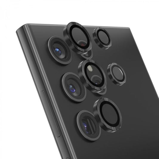 Samsung S24 Ultra Camera lens protection Ring with Tempered glass