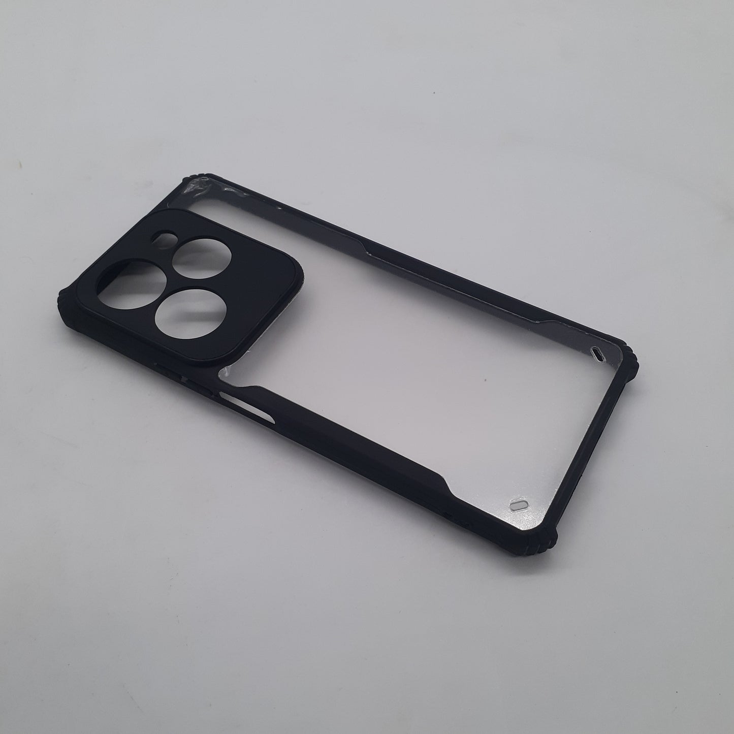Infinix Hot 40 Pro iPAKY Shockproof Rugged Case with Enhanced Grip and Reinforced Edges, Full Protection Soft Silicone Back Cover