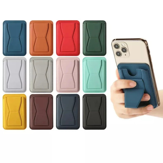 Apple iPhone MagSafe Supported Leather Wallet with Stand