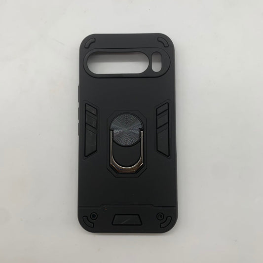 Pixel 9 Pro XL Hard PC Case with Ring Holder - Shockproof Slim Cover