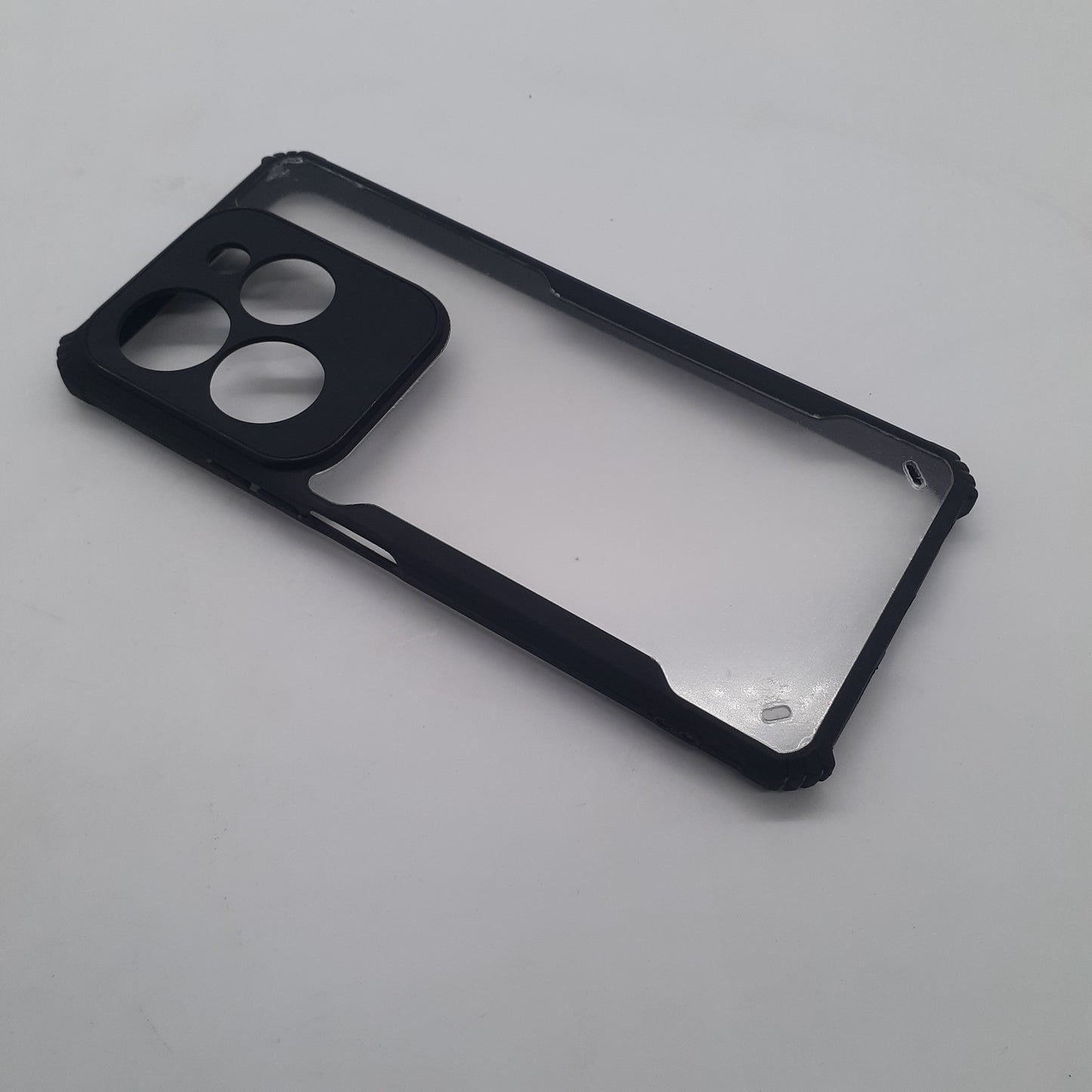 infinix Hot 40 iPAKY Shockproof Edge Grip Case, Durable TPU Bumper, Enhanced Protection & Non-Slip Hand Feel