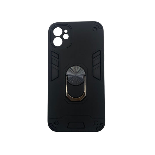 iPhone 11 Hard PC Case with Ring Holder, Shockproof Slim Cover
