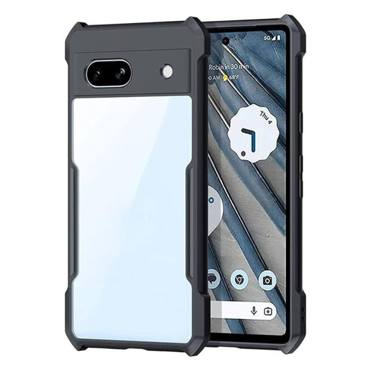 Google Pixel 7A case Matte Black Back Cover Soft Silicone TPU Bumper case