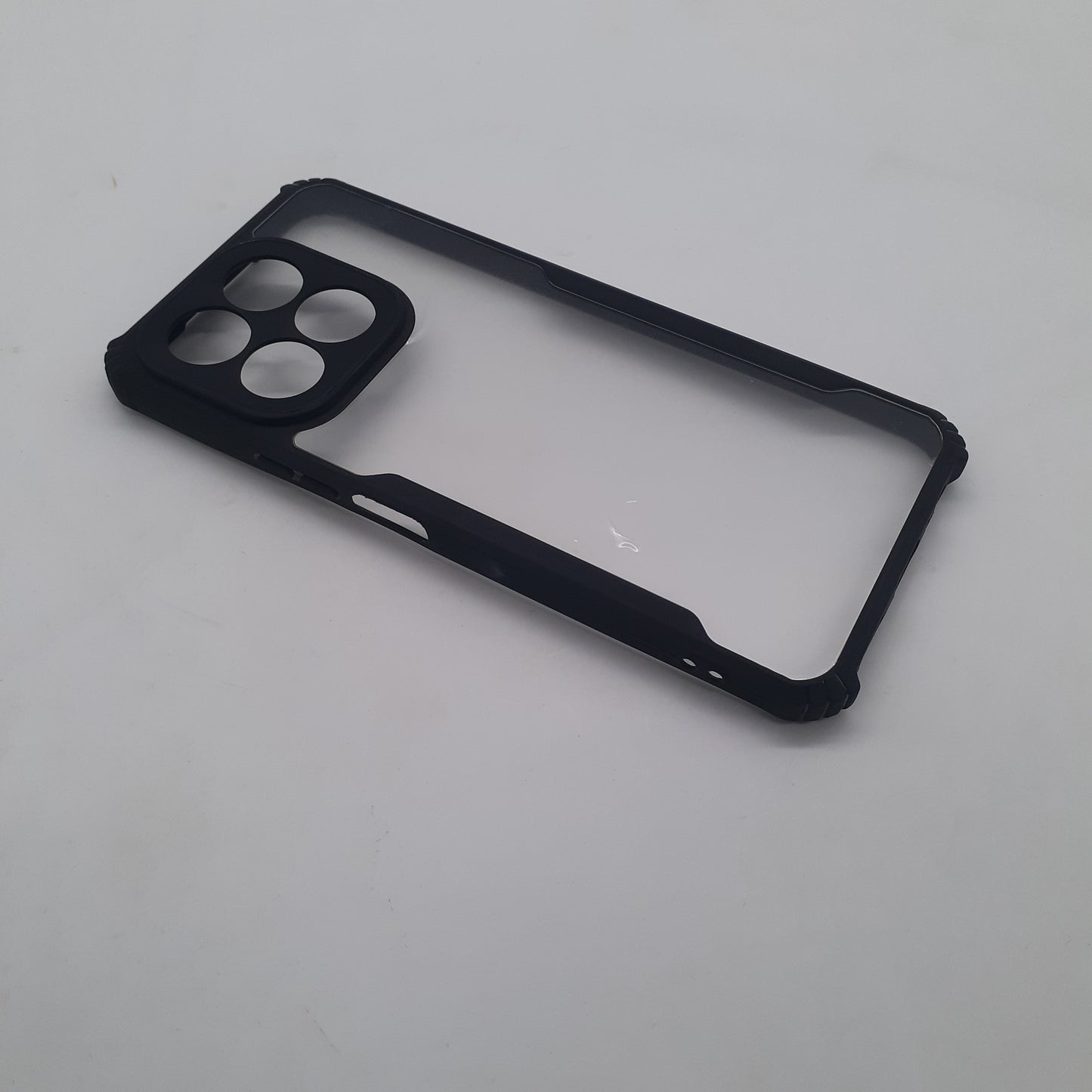 HONOR X6c iPAKY Shockproof Ring Stand Phone Cover with Reinforced Edges and Anti-Slip Grip Texture, Full Body Protection Case