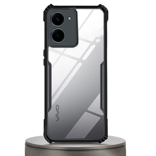 Vivo Y36 case Matte Black Back Cover Soft Silicone TPU Bumper case