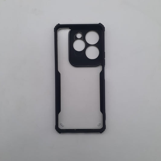infinix Hot 40 iPAKY Shockproof Edge Grip Case, Durable TPU Bumper, Enhanced Protection & Non-Slip Hand Feel