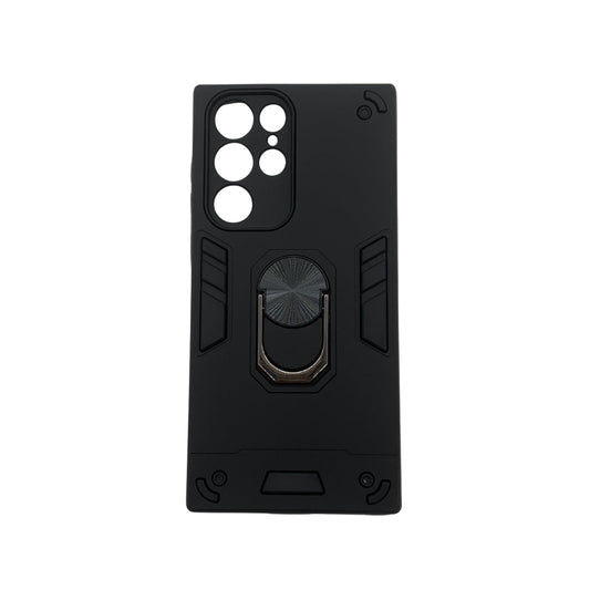 Samsung S22 Ultra Hard PC Case with Ring Holder, Shockproof Slim Cover