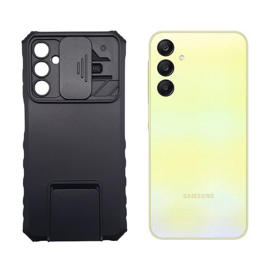 Samsung A25 5G Case Full-Body Rugged Shockproof Cover Slide Camera Protection Built-in Kickstand Hands-Free Viewing