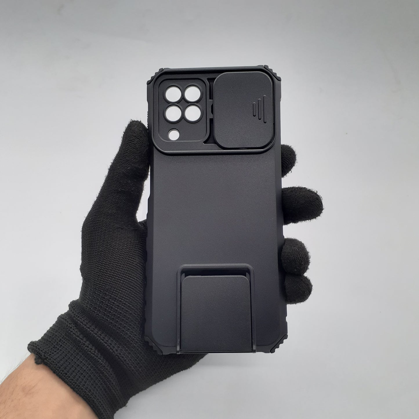 Samsung A22 A22 5G Protective Phone Case Sliding Camera Cover Kickstand Heavy Duty Shockproof Armor Military Grade