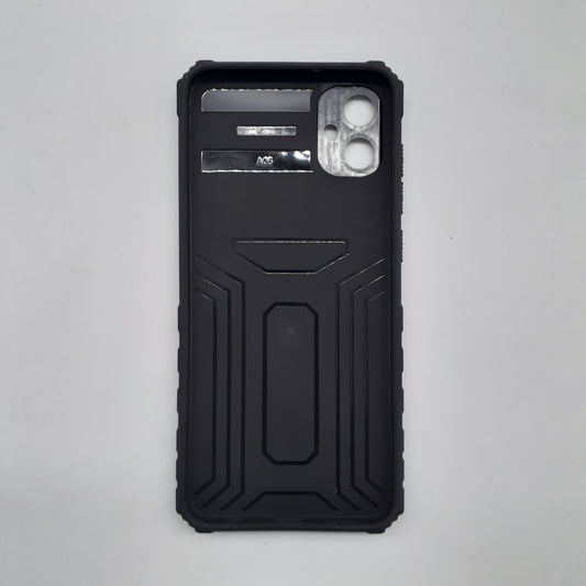 Samsung A05 Protective Phone Case Camera Slide Cover Built-in Kickstand Shockproof Military Grade Protection