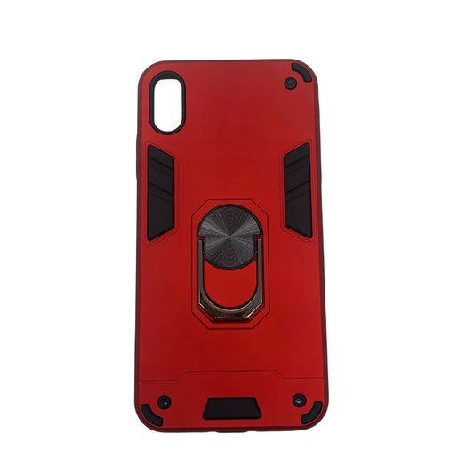 iPhone Xs Max Hard PC Case with Ring Holder - Shockproof Slim Cover