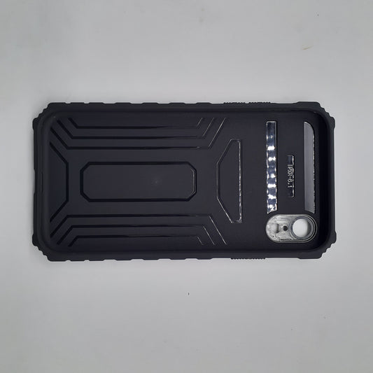 iPhone XR Rugged Protective Case Shockproof Military Grade with Camera Lens Slide Cover Kickstand Hands-Free Viewing Privacy Enhanced