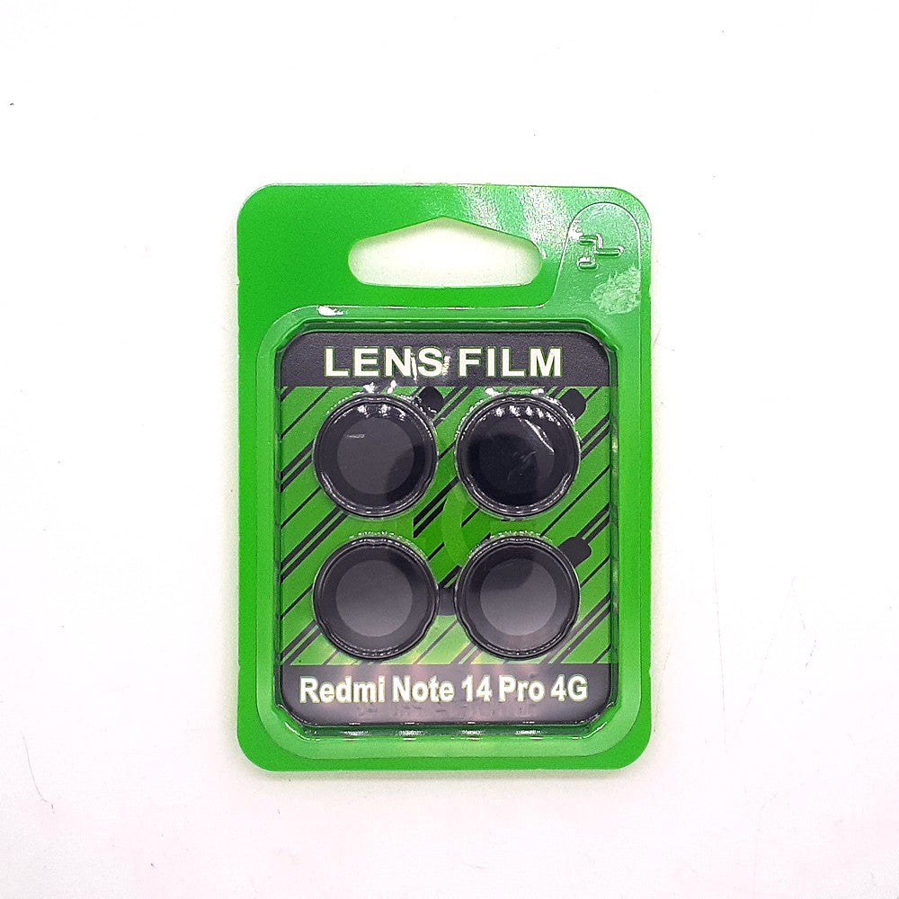 Redmi Note 14 Pro 4G Camera lens protection Ring with Tempered glass