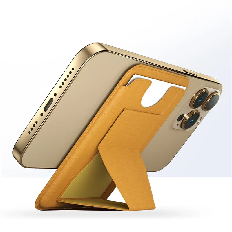 Apple iPhone MagSafe Supported Leather Wallet with Stand