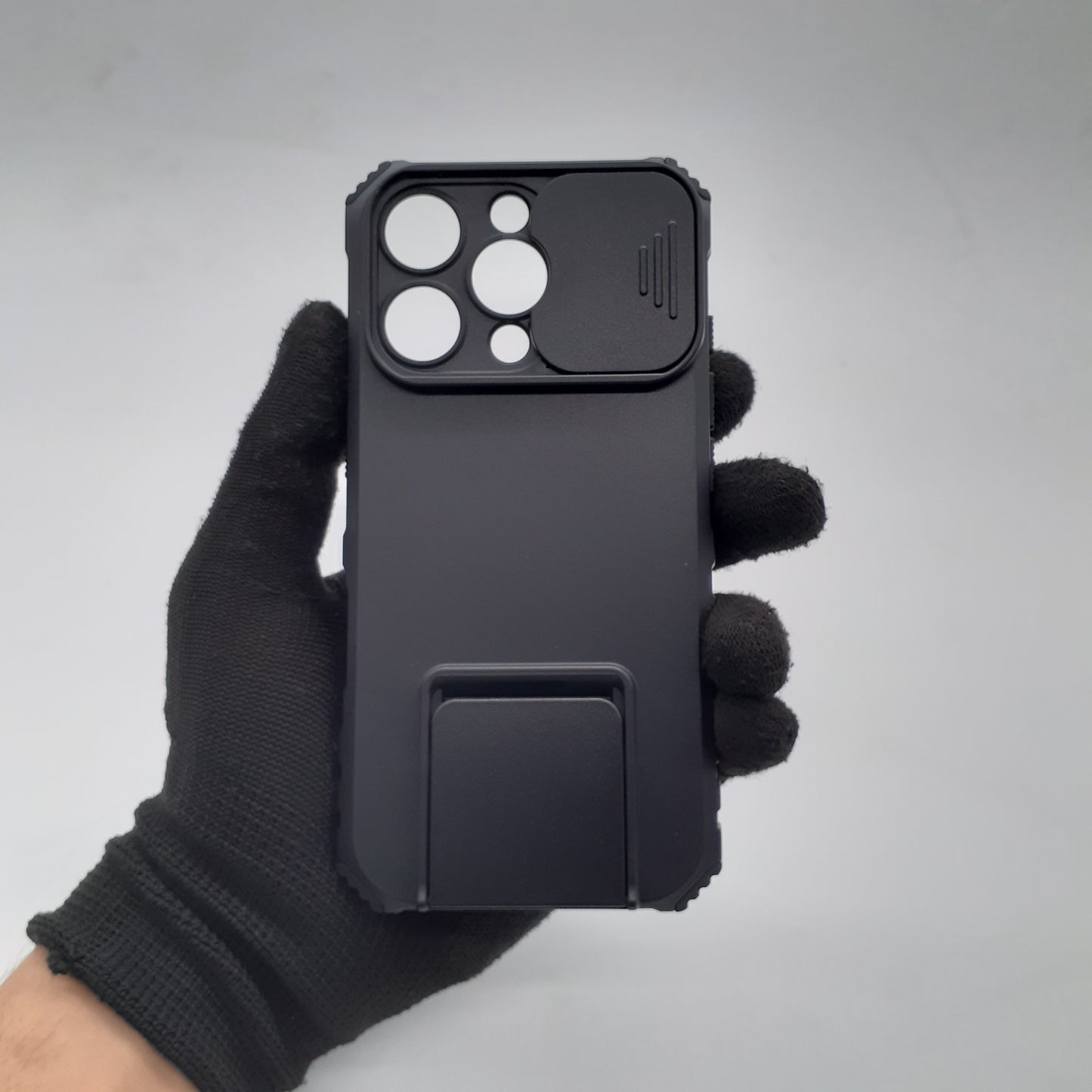 iPhone 16 Pro Case MagSafe Kickstand Slide Camera Cover Heavy Duty Shockproof Integrated Stand