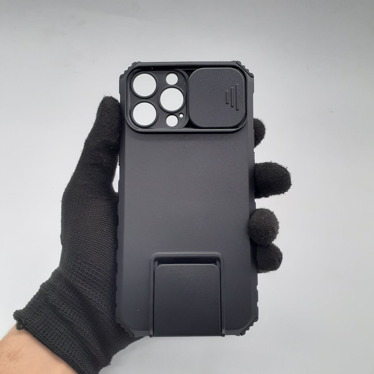iPhone 13 Pro Max Case Heavy Duty Camera Slide Cover Kickstand Military Grade Shockproof Protection