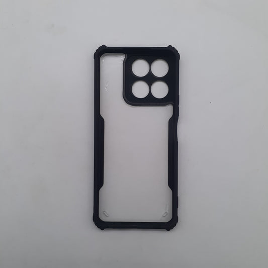 HONOR X6a iPAKY Premium Hybrid Case with Shock Proof Edges and Non-Slip Grip, Full Body Protective Cover