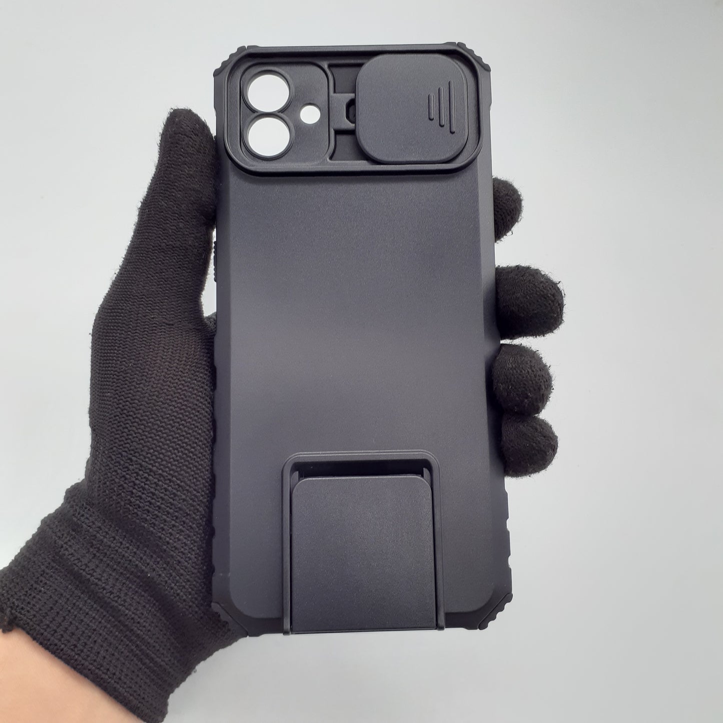Samsung A04 Rugged Dual Layer Phone Case Slide Camera Cover Ring Holder Kickstand Shockproof Hybrid Protection