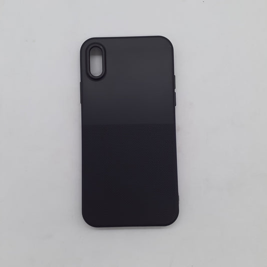 iPhone X Shockproof Soft Silicone TPU Back Cover – Slim Anti-Slip Protective Case with Raised Camera & Screen Edges