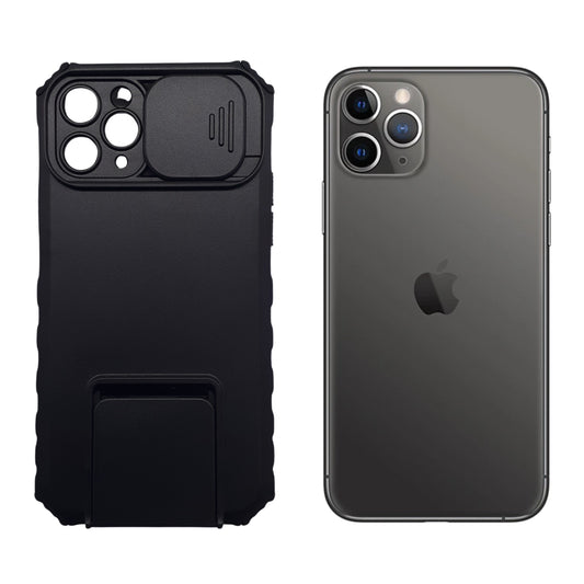 iPhone 11 Pro Heavy Duty Protective Case Sliding Camera Cover Integrated Kickstand Hands Free Viewing