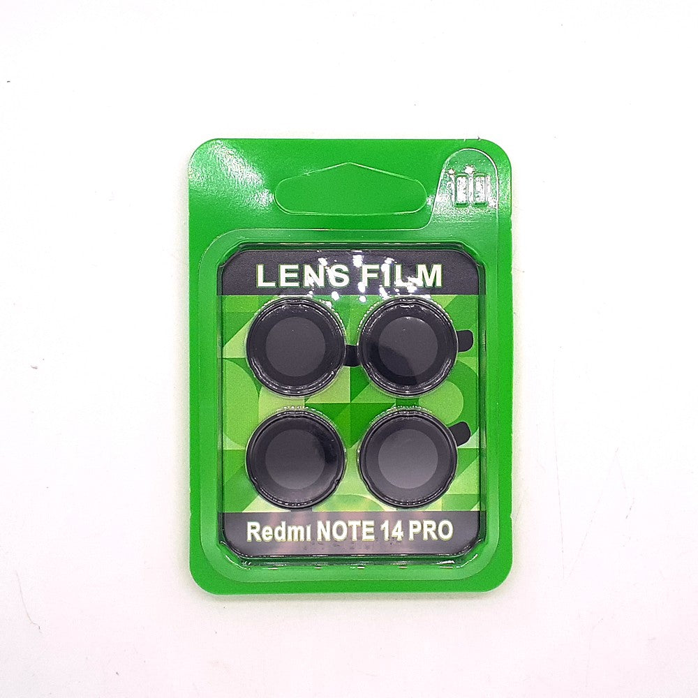 Redmi Note 14 Pro 5G Camera lens protection Ring with Tempered glass