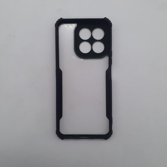 HONOR X6c iPAKY Shockproof Ring Stand Phone Cover with Reinforced Edges and Anti-Slip Grip Texture, Full Body Protection Case