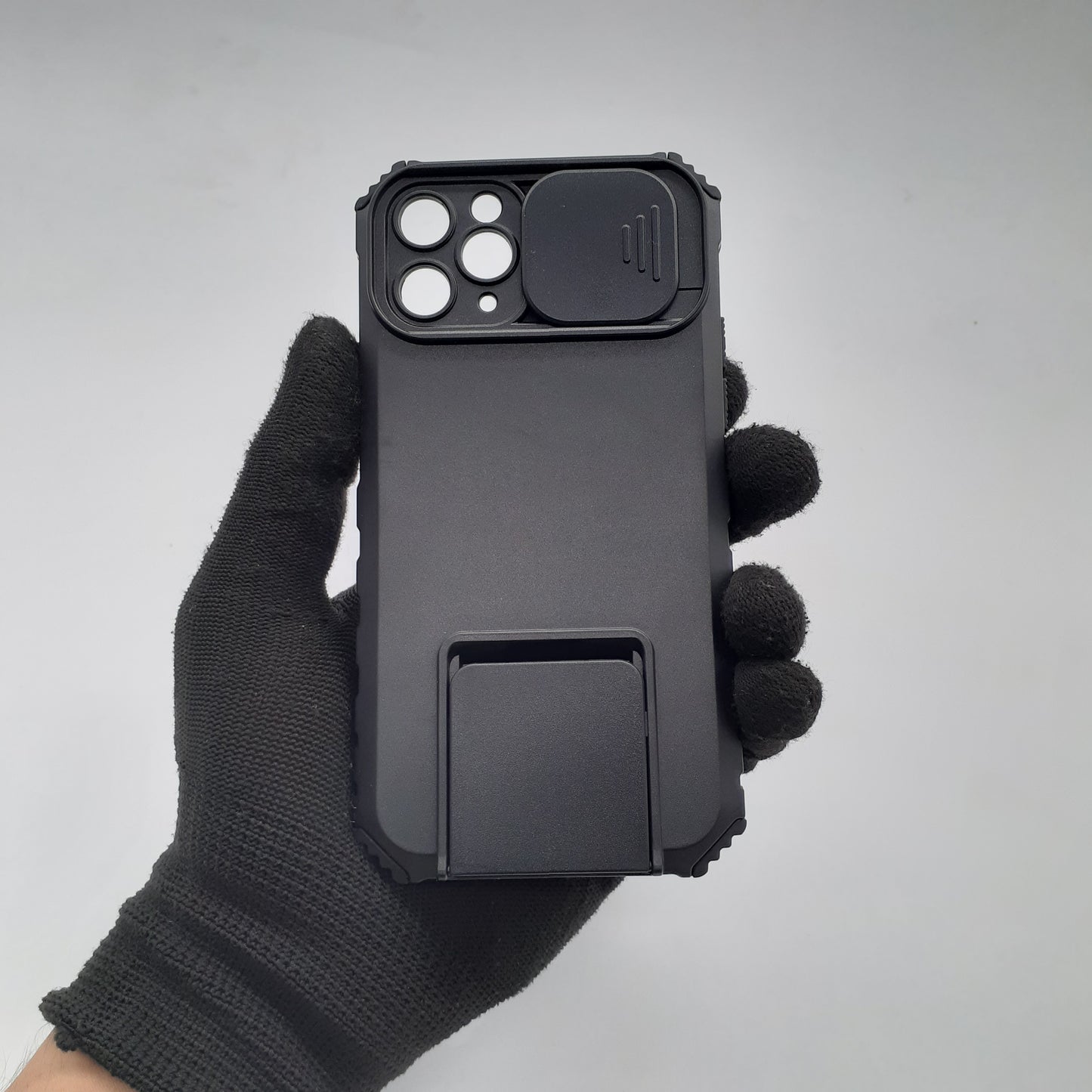 iPhone 11 Pro Heavy Duty Protective Case Sliding Camera Cover Integrated Kickstand Hands Free Viewing